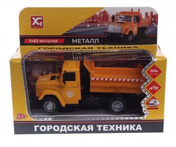 1 169 р. Модель автомобиля ЗИЛ-4331 (самосвал) металлическая NO NAME xg 877-a92a  с доставкой в г. Пермь. Увеличить фотографию 2