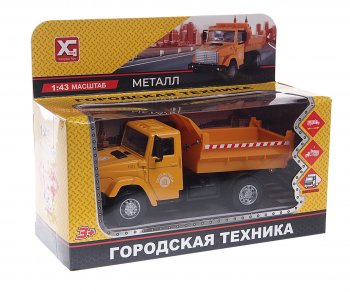 1 169 р. Модель автомобиля ЗИЛ-4331 (самосвал) металлическая NO NAME xg 877-a92a  с доставкой в г. Пермь. Увеличить фотографию 1