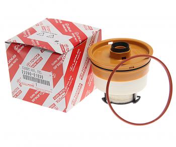 3 899 р. Фильтр топливный TOYOTA Land Cruiser 70,200 (1HZ,1VDFTV) (DTDI) OE TOYOTA 23390-51030  с доставкой в г. Пермь. Увеличить фотографию 1