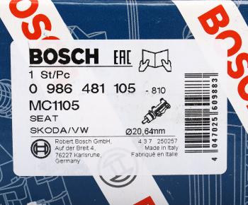 14 849 р. Цилиндр тормозной главный VW Polo (02-10) SKODA Fabia (00-14) BOSCH BOSCH 0986481105  с доставкой в г. Пермь. Увеличить фотографию 6
