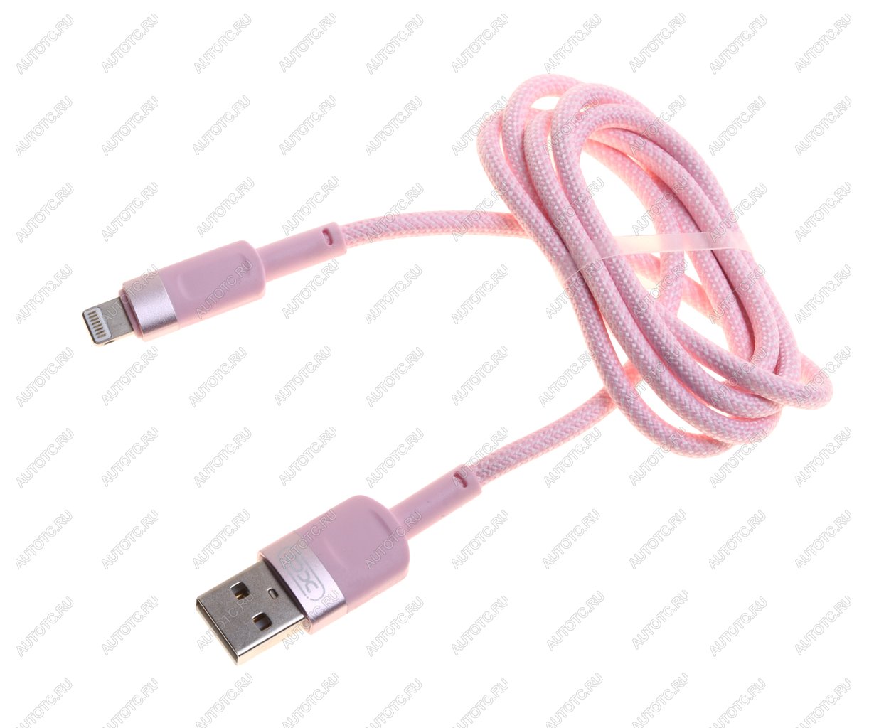 276 р. Кабель iPhone (5-) 1м розовый XO XO nb198 pink  с доставкой в г. Пермь