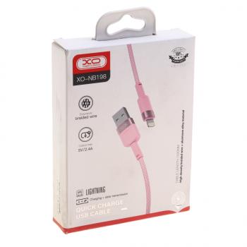 276 р. Кабель iPhone (5-) 1м розовый XO XO nb198 pink  с доставкой в г. Пермь. Увеличить фотографию 3