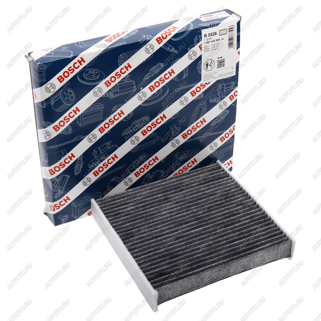 1 299 р. Фильтр воздушный салона HONDA Jazz (02-) FIAT Sedici (06-) BOSCH BOSCH 1987435526 BOSCH 1987435526  с доставкой в г. Пермь