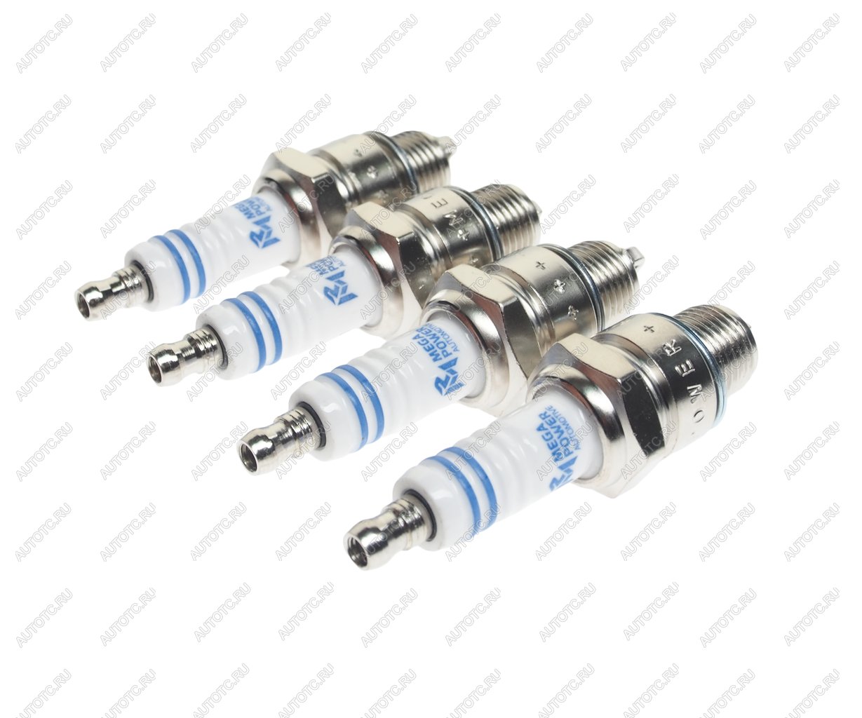 649 р. Свеча зажигания ГАЗ-2410 АИ-92 (комплект 4шт.) MEGAPOWER MEGAPOWER 370-31-134  с доставкой в г. Пермь