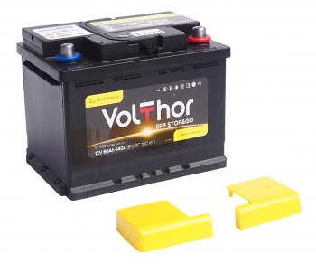 12 499 р. Аккумулятор VOLTHOR EFB 60Ач обратная полярность VOLTHOR 6ст60(0) 56088  с доставкой в г. Пермь. Увеличить фотографию 3
