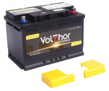 14 499 р. Аккумулятор VOLTHOR EFB 70Ач обратная полярность VOLTHOR 6ст70(0) 57088  с доставкой в г. Пермь. Увеличить фотографию 3
