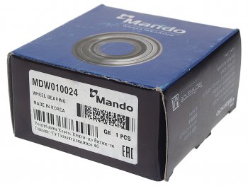 2 199 р. Подшипник ступицы DAEWOO Nexia (R13) передней MANDO MANDO mdw010024  с доставкой в г. Пермь. Увеличить фотографию 2