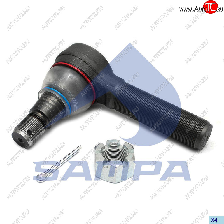 1 599 р. Наконечник рулевой тяги VOLVO FM9,FM12,FM13,FH12,FM13,FM16 левыйправый SAMPA SAMPA 097.764-01  с доставкой в г. Пермь