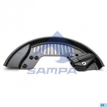 Щиток VOLVO RENAULT барабана тормозного (на сторону) SAMPA SAMPA 033.002