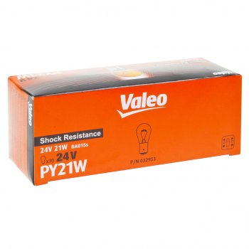 67 р. Лампа 24V PY21W BAU15s вибростойкая (1шт.) VALEO VALEO 032953  с доставкой в г. Пермь. Увеличить фотографию 3
