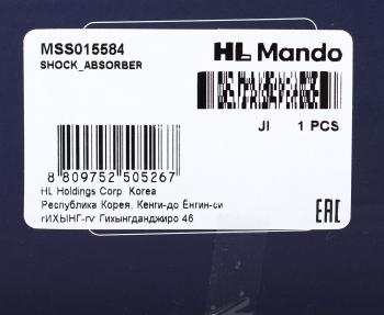 4 699 р. Амортизатор MITSUBISHI L200 (05-) передний левыйправый газовый MANDO MANDO mss015584  с доставкой в г. Пермь. Увеличить фотографию 4