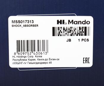 5 599 р. Амортизатор TOYOTA Auris (E150) передний левый газовый MANDO MANDO mss017313  с доставкой в г. Пермь. Увеличить фотографию 4