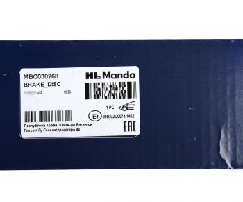 5 699 р. Диск тормозной HYUNDAI ix55 (08-) передний (1шт.) MANDO MANDO mbc030268 MANDO mbc030268  с доставкой в г. Пермь. Увеличить фотографию 6