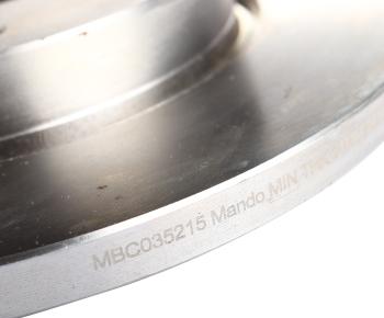2 469 р. Диск тормозной PEUGEOT 206 передний (1шт.) MANDO MANDO mbc035215 MANDO mbc035215  с доставкой в г. Пермь. Увеличить фотографию 4