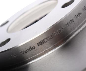 2 499 р. Диск тормозной VW Golf (79-97),Passat (81-88) AUDI 80 (73-91) передний (1шт.) MANDO MANDO mbc035339 MANDO mbc035339  с доставкой в г. Пермь. Увеличить фотографию 4