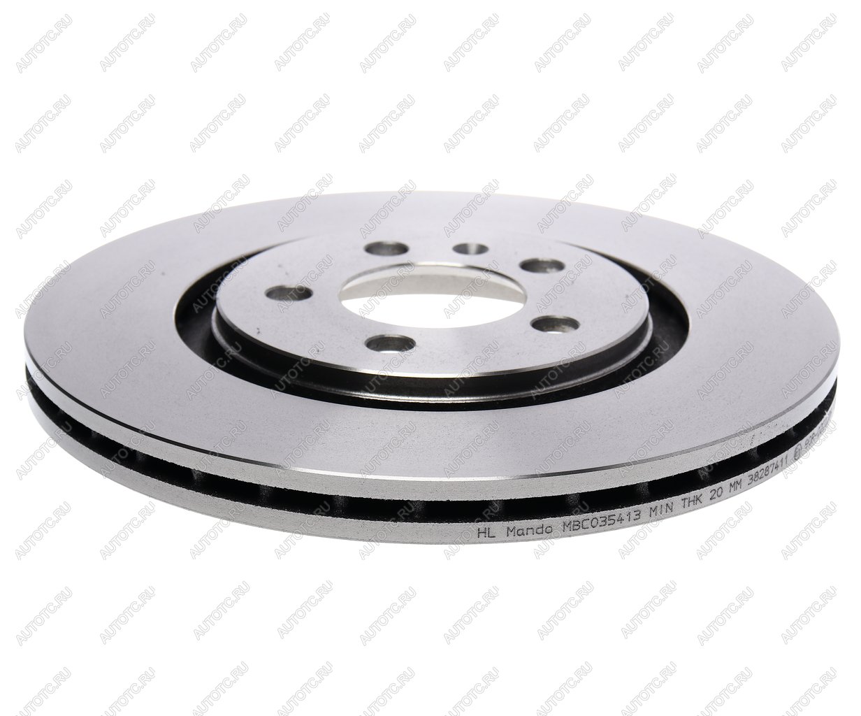 2 879 р. Диск тормозной VW Golf (91-97),Passat (91-96) SEAT Toledo (93-99) передний (1шт.) MANDO MANDO mbc035413 MANDO mbc035413  с доставкой в г. Пермь