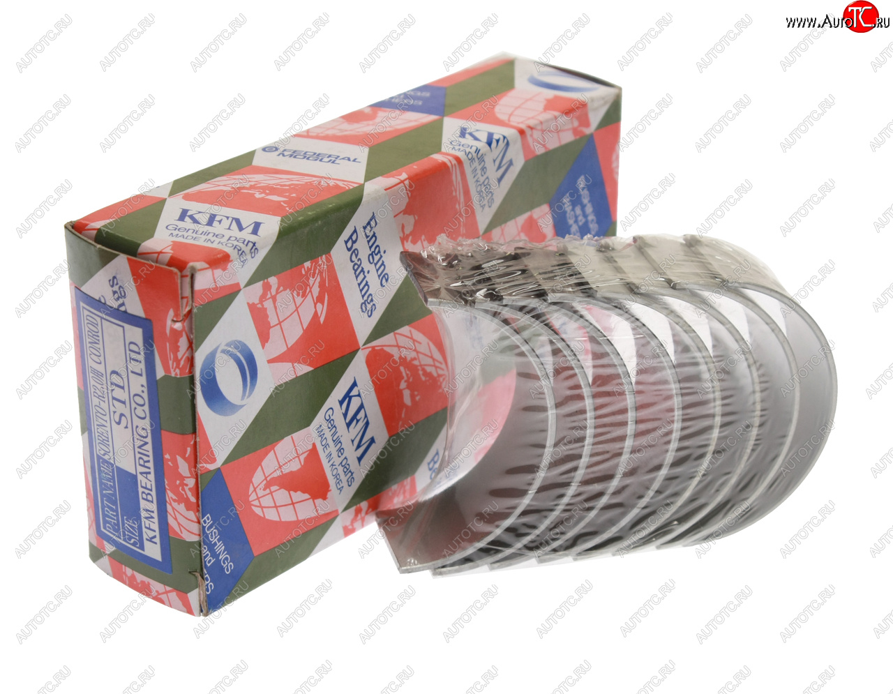3 379 р. Вкладыши HYUNDAI ix35 (14-),Santa Fe (14-),Tucson (14-) (2.0) шатунные STD комплект (8шт.) KFM KFM 23060-2f921  с доставкой в г. Пермь