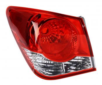 4 599 р. Фонарь задний CHEVROLET Cruze (09-12) левый наружный NSP NSP nsp0196829827  с доставкой в г. Пермь. Увеличить фотографию 1