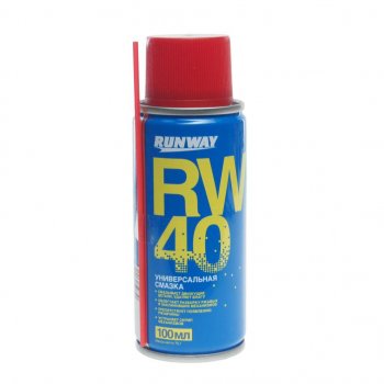 247 р. Смазка универсальная проникающая RW-40 100мл аэрозоль RUNWAY RUNWAY rw6094 RUNWAY rw6094  с доставкой в г. Пермь. Увеличить фотографию 1