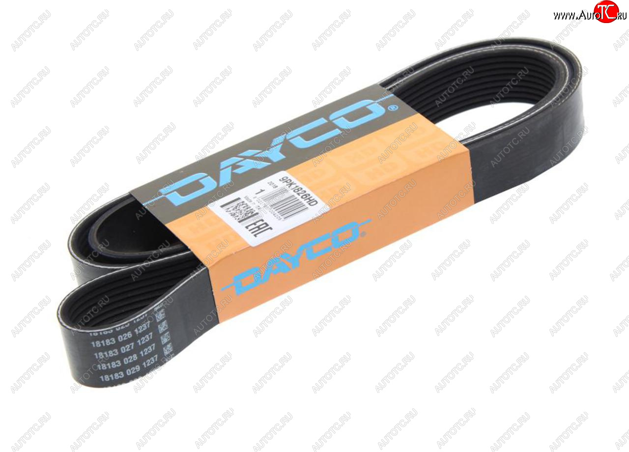 2 579 р. Ремень приводной поликлиновой 9PK1826HD DAYCO DAYCO 9pk1826hd  с доставкой в г. Пермь