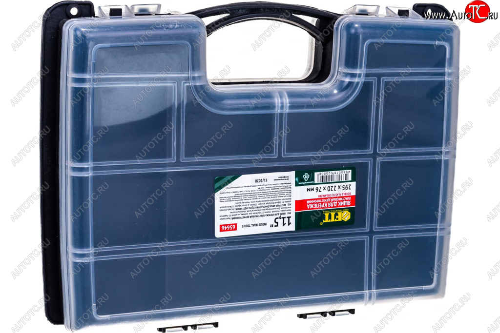549 р. Ящик-органайзер 295х220х76мм двухсторонний FIT FIT 65646  с доставкой в г. Пермь