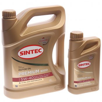 2 669 р. Масло моторное Premium 9000 A3B4 5W40 синт.4+1л SINTEC SINTEC 600230  с доставкой в г. Пермь. Увеличить фотографию 1