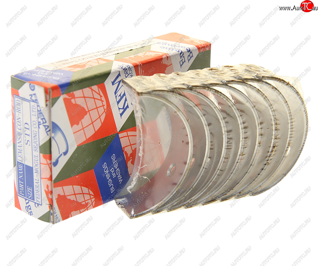 1 049 р. Вкладыши DAEWOO Nexia (95-) шатунные d+0.00 комплект (8шт.) KFM KFM 93740240  с доставкой в г. Пермь