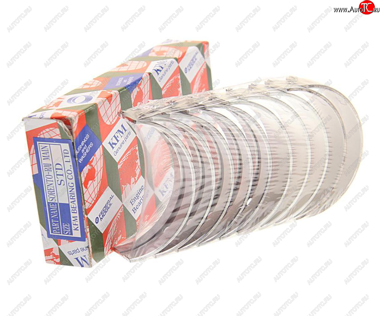 3 799 р. Вкладыши HYUNDAI Santa Fe (10-) (2.0),ix35 (10-) (2.0) (TCI) коренные STD комплект (10шт.) KFM KFM 21020-2f930  с доставкой в г. Пермь