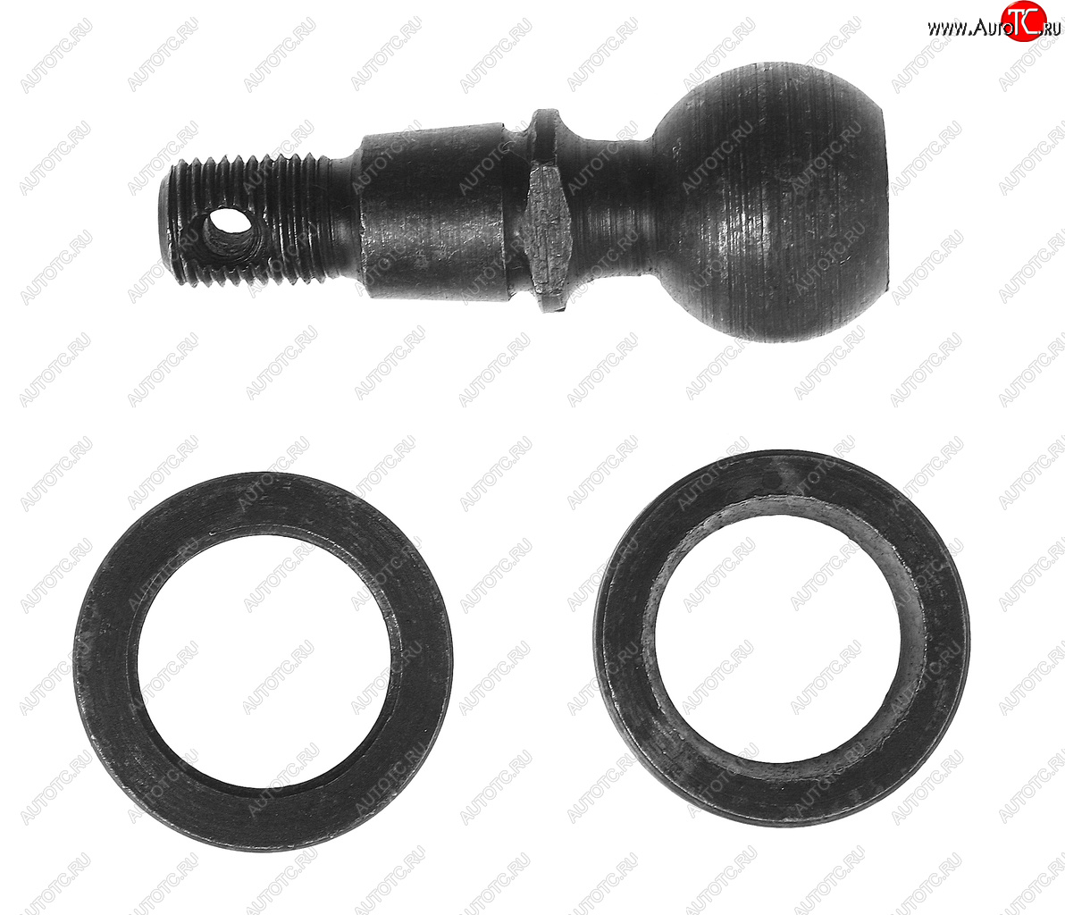 299 р. Палец МАЗ хвостовика шаровой с сухарями NO NAME 5336-170358082  с доставкой в г. Пермь