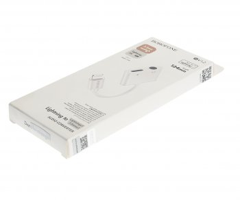 419 р. Переходник iPhone (5-) на jack 3.5 белый BOROFONE BOROFONE bv12 white  с доставкой в г. Пермь. Увеличить фотографию 2