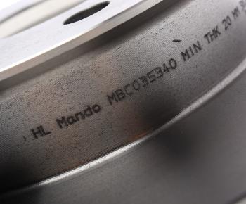 3 889 р. Диск тормозной VW T4 передний (280х24) (1шт.) MANDO MANDO mbc035340 MANDO mbc035340  с доставкой в г. Пермь. Увеличить фотографию 4