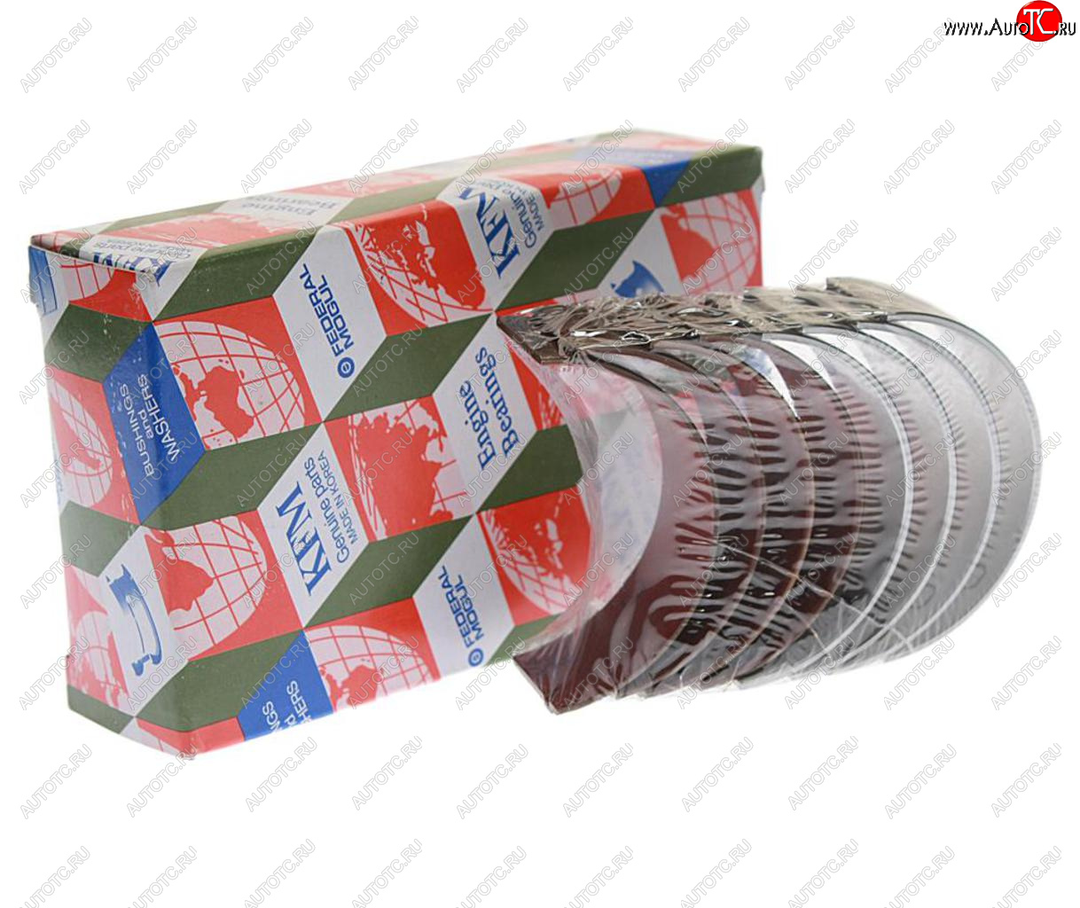 2 959 р. Вкладыши HYUNDAI Santa Fe (10-) (2.2) KIA Sorento (10-) (2.2) шатунные STD комплект (8шт.) KFM KFM 23060-2f910  с доставкой в г. Пермь