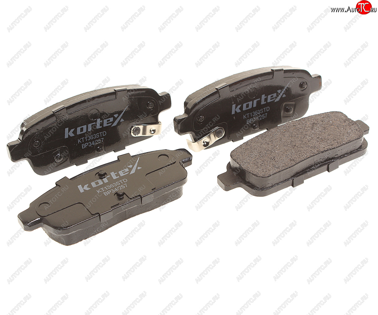 1 169 р. Колодки тормозные задние (4шт.) KORTEX Chevrolet Cruze J308 универсал рестайлинг (2012-2015)  с доставкой в г. Пермь
