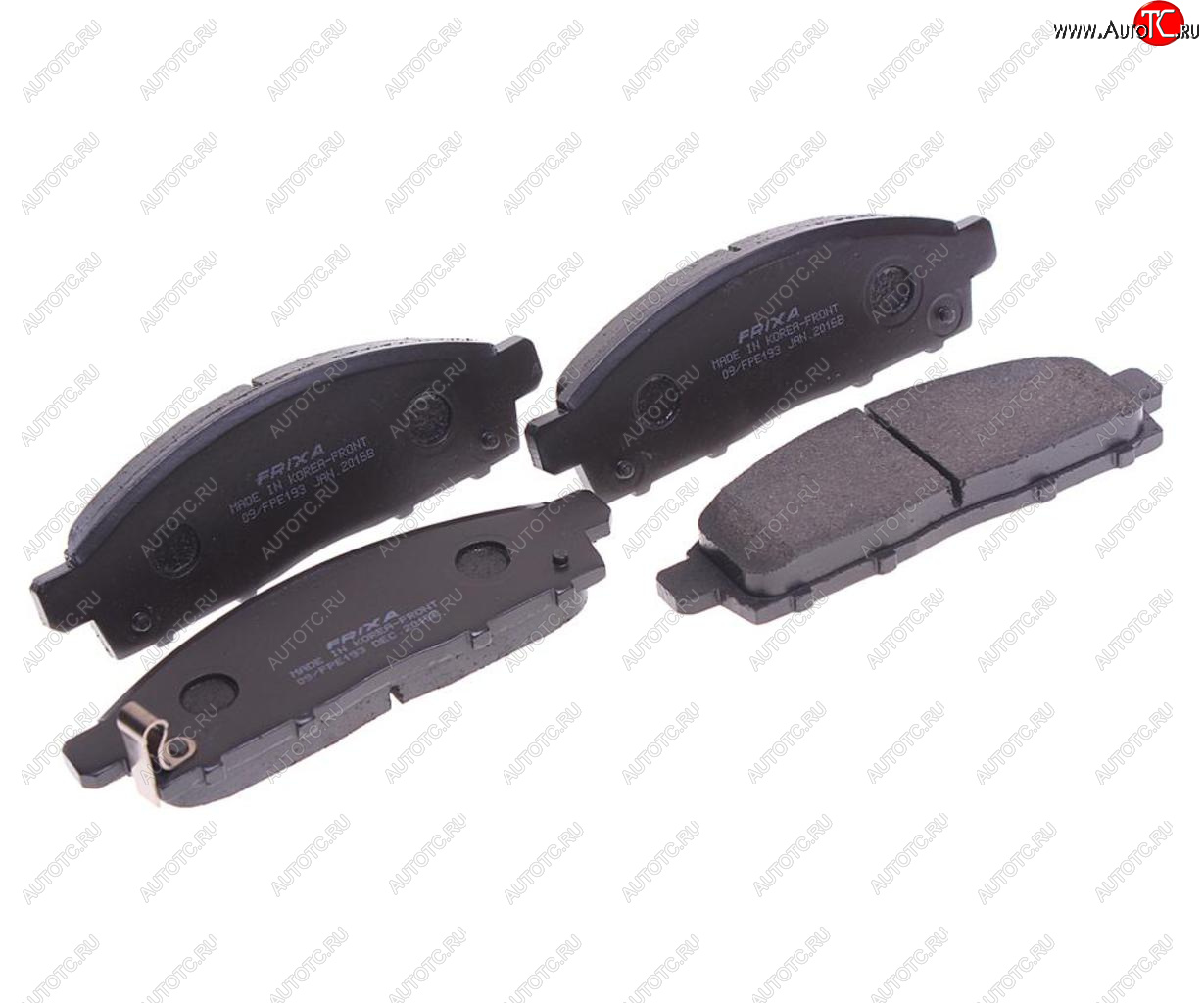 999 р. Колодки тормозные передние (4шт.) HANKOOK FRIXA Mitsubishi Montero Sport PA рестайлинг (2000-2008)  с доставкой в г. Пермь