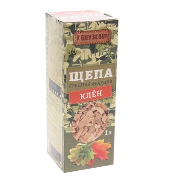 Щепа для копчения кленовая 248г BOYSCOUT BOYSCOUT 61527