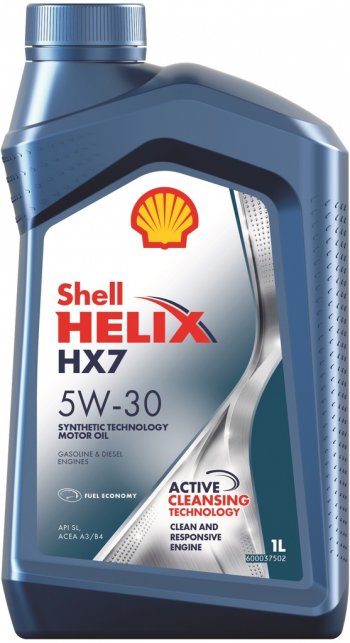 1 349 р. Масло моторное HELIX HX-7 5W30 A3B4SN псинт.1л SHELL SHELL 550046376  с доставкой в г. Пермь. Увеличить фотографию 1