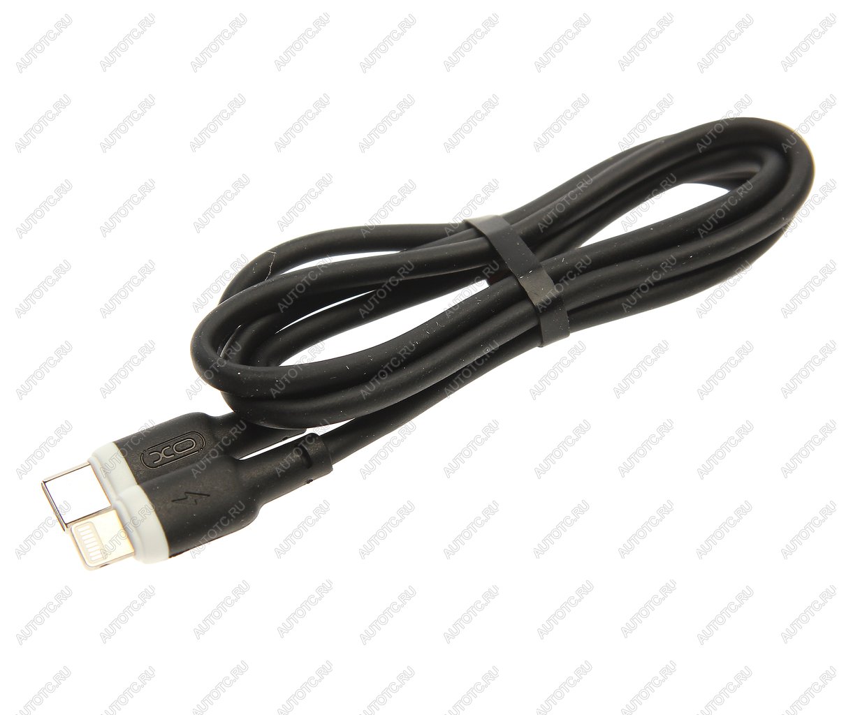 399 р. Кабель iPhone (5-)-USB Type C 1м XO XO nb208a black  с доставкой в г. Пермь