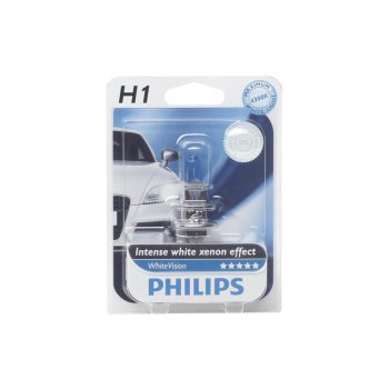 819 р. Лампа 12V H1 55W P14.5s 4300K блистер (1шт.) White Vision PHILIPS PHILIPS 12258whvb1  с доставкой в г. Пермь. Увеличить фотографию 1