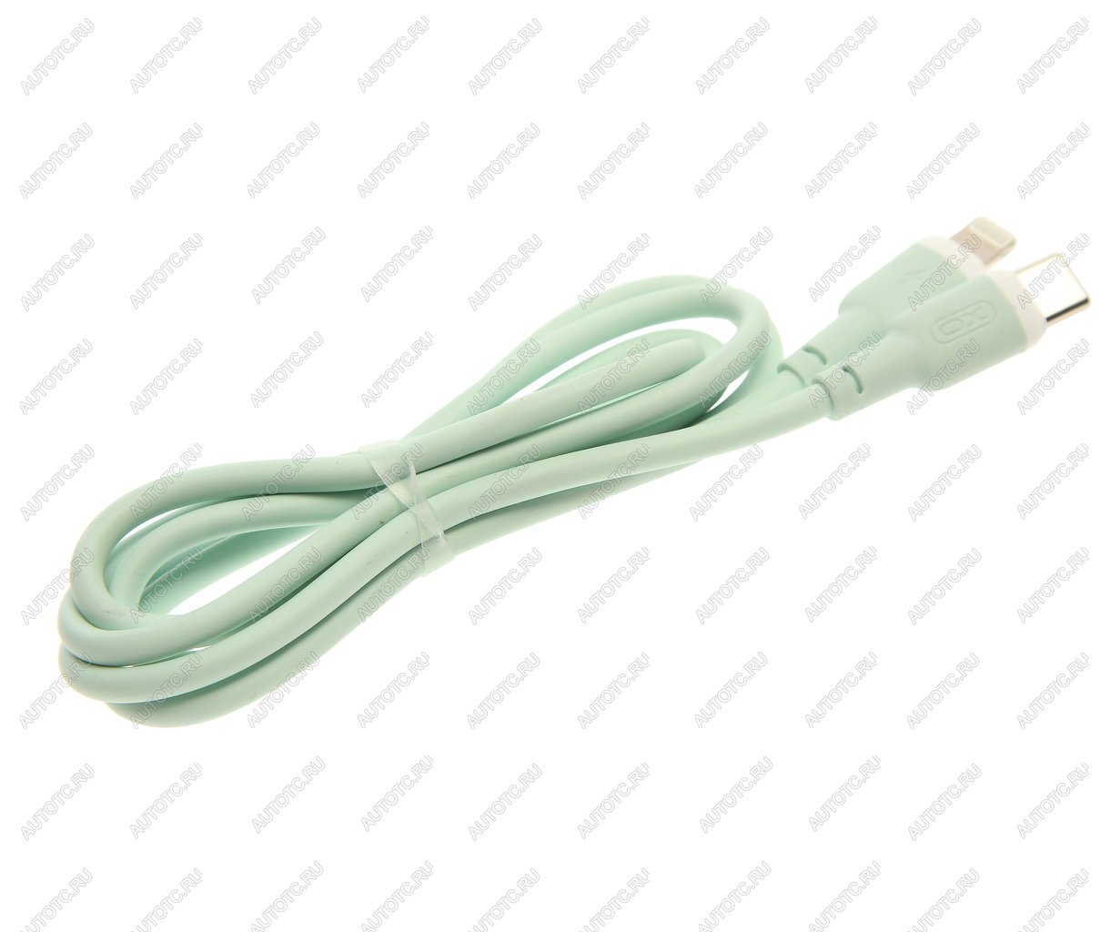 389 р. Кабель iPhone (5-)-USB Type C 1м XO XO nb208a green  с доставкой в г. Пермь