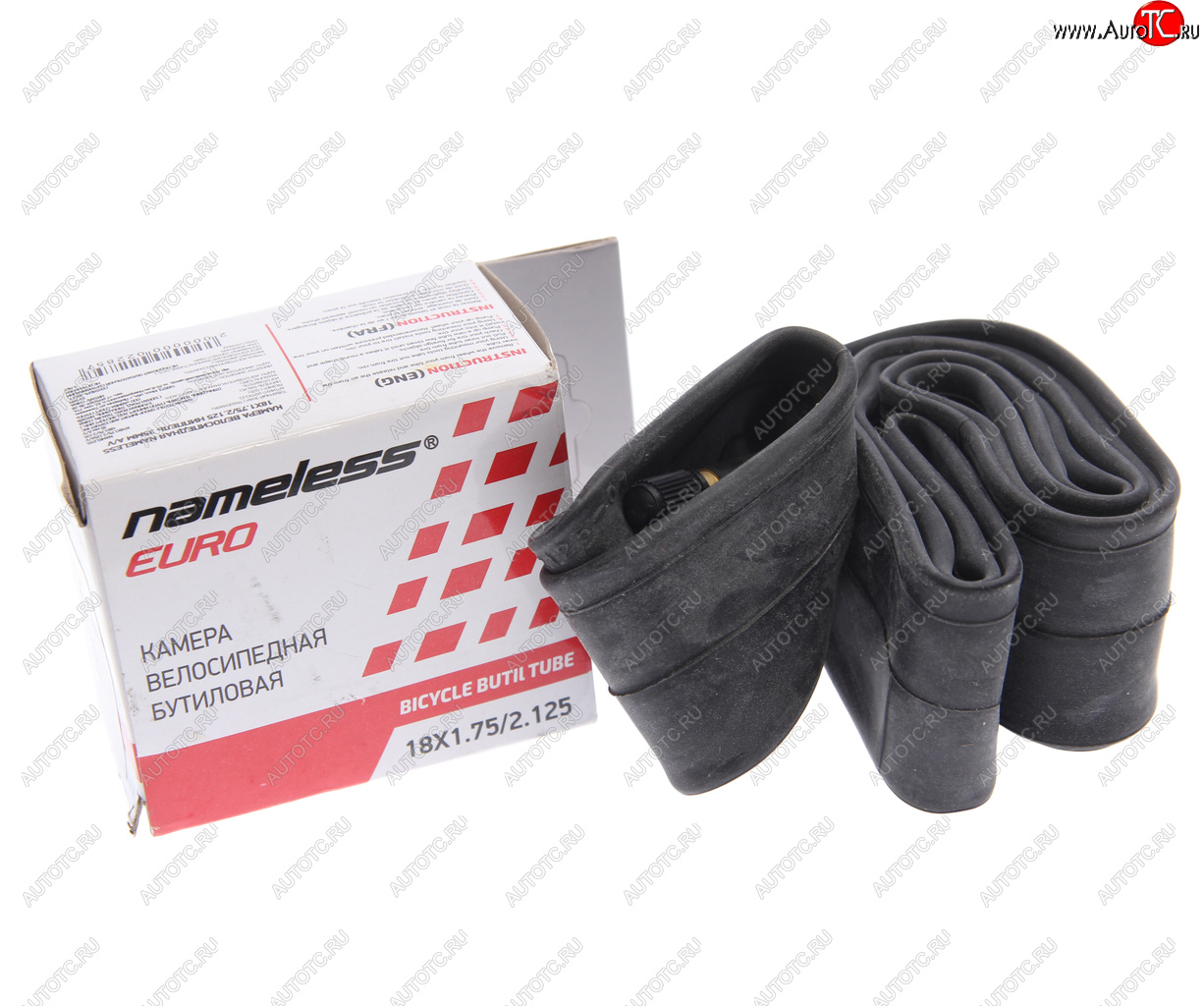 178 р. Камера велосипедная 18 1.75х2.125 автовентиль NAMELESS NAMELESS n18x1.752.125av  с доставкой в г. Пермь
