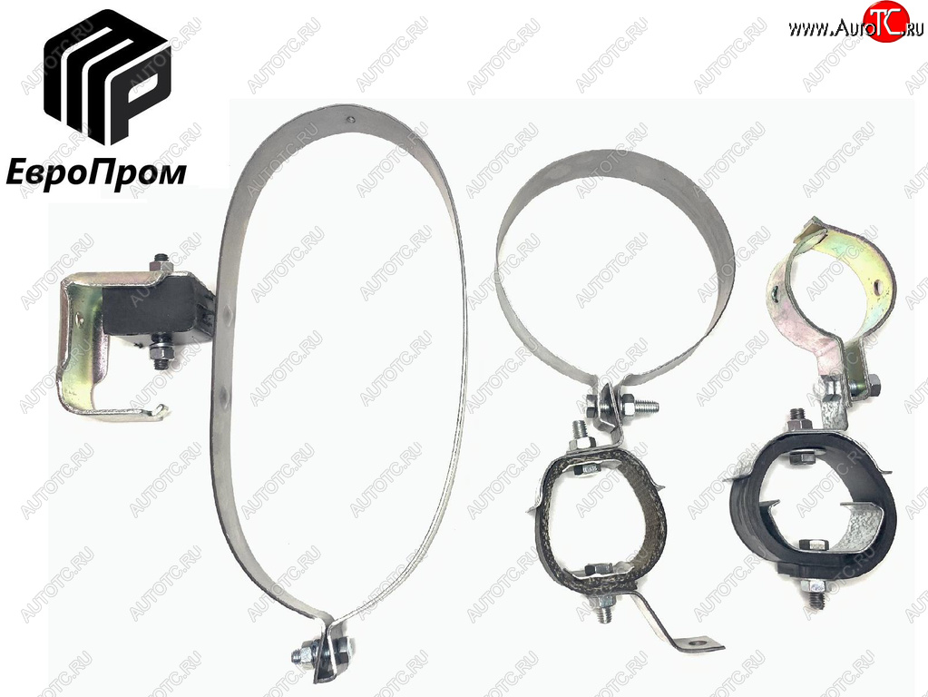 3 499 р. Крепеж УАЗ-2206 глушителя (хомуты,подушка,скоба,болты) комплект ЕВРОПРОМ ЕВРОПРОМ ed2206-1203000  с доставкой в г. Пермь