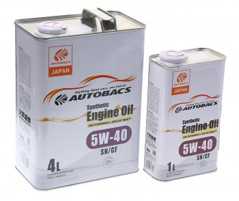 3 899 р. Масло моторное ENGINE OIL 5W40 синт.4л+1л Сингапур AUTOBACS AUTOBACS a00032432-5401  с доставкой в г. Пермь. Увеличить фотографию 1