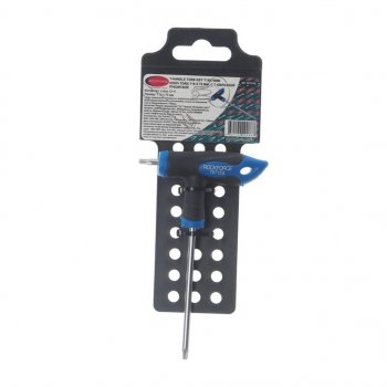 319 р. Ключ TORX Т-образный T15х75мм с резиновой ручкой с держателем ROCKFORCE ROCKFORCE rf-76715g  с доставкой в г. Пермь. Увеличить фотографию 2