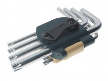 1 439 р. Набор ключей TORX Т6-Т60 Г-образных 15 предметов с держателем ROCKFORCE ROCKFORCE rf-5151  с доставкой в г. Пермь. Увеличить фотографию 2
