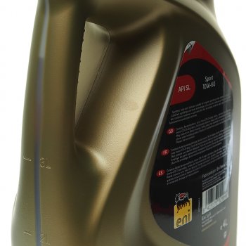 5 499 р. Масло моторное SPORT 10W60 синт.4л ENI ENI 8423178020090  с доставкой в г. Пермь. Увеличить фотографию 2