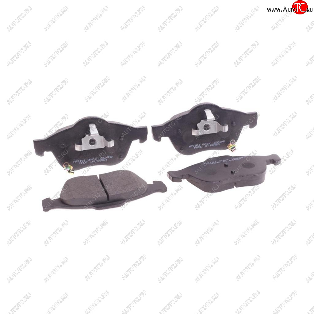 499 р. Колодки тормозные TOYOTA Avensis (1.6/2.0) (99-03),Verso (01-) передние (4шт.) HSB HSB hp9151 HSB hp9151  с доставкой в г. Пермь