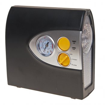 1 699 р. Компрессор автомобильный 35л/мин. 8атм. 10А 110W 12V в прикуриватель (фонарь) YASHA YASHA 39310 YASHA 39310  с доставкой в г. Пермь. Увеличить фотографию 1