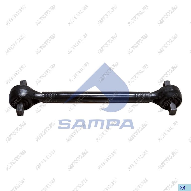 7 399 р. Штанга реактивная DAF F65,65CF,F75,75CF,F85,85CF,F95,95XF (L=611x130xd21) SAMPA SAMPA 095.324  с доставкой в г. Пермь