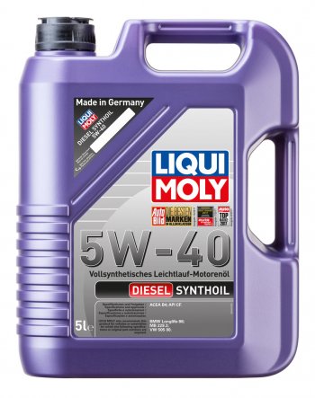 9 399 р. Масло дизельное DIESEL SYNTHOIL 5W40 синт.5л LIQUI MOLY LIQUI MOLY 1341  с доставкой в г. Пермь. Увеличить фотографию 1