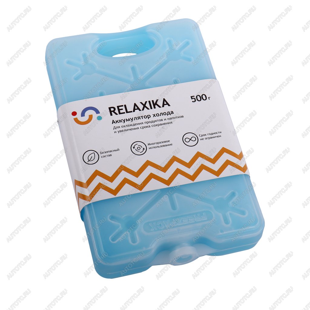 519 р. Аккумулятор холода 500г водно-солевой (жесткий) RELAXIKA RELAXIKA rel20500  с доставкой в г. Пермь
